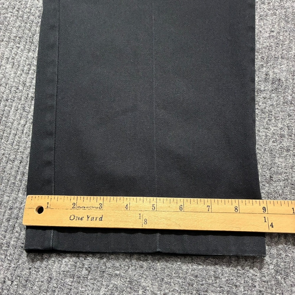 Dickies 874 Original Fit Mens Pants Size 42x34 Black‎ Flat Front High Rise - Picture 7 of 11